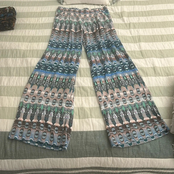 Jessica Simpson Women's Lanay Soft Bottom palazzo pant size S - Picture 1 of 10